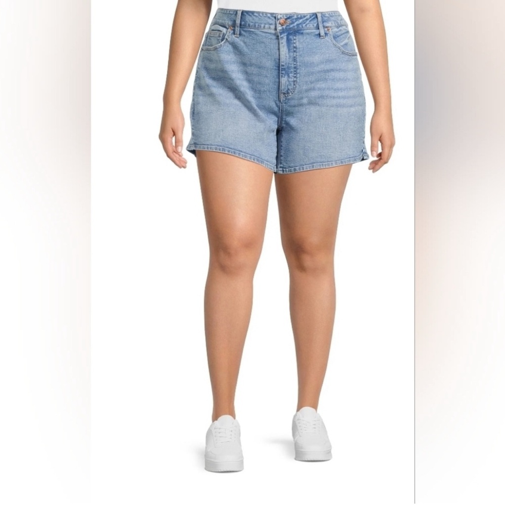 Terra & Sky Blue Jean Shorts